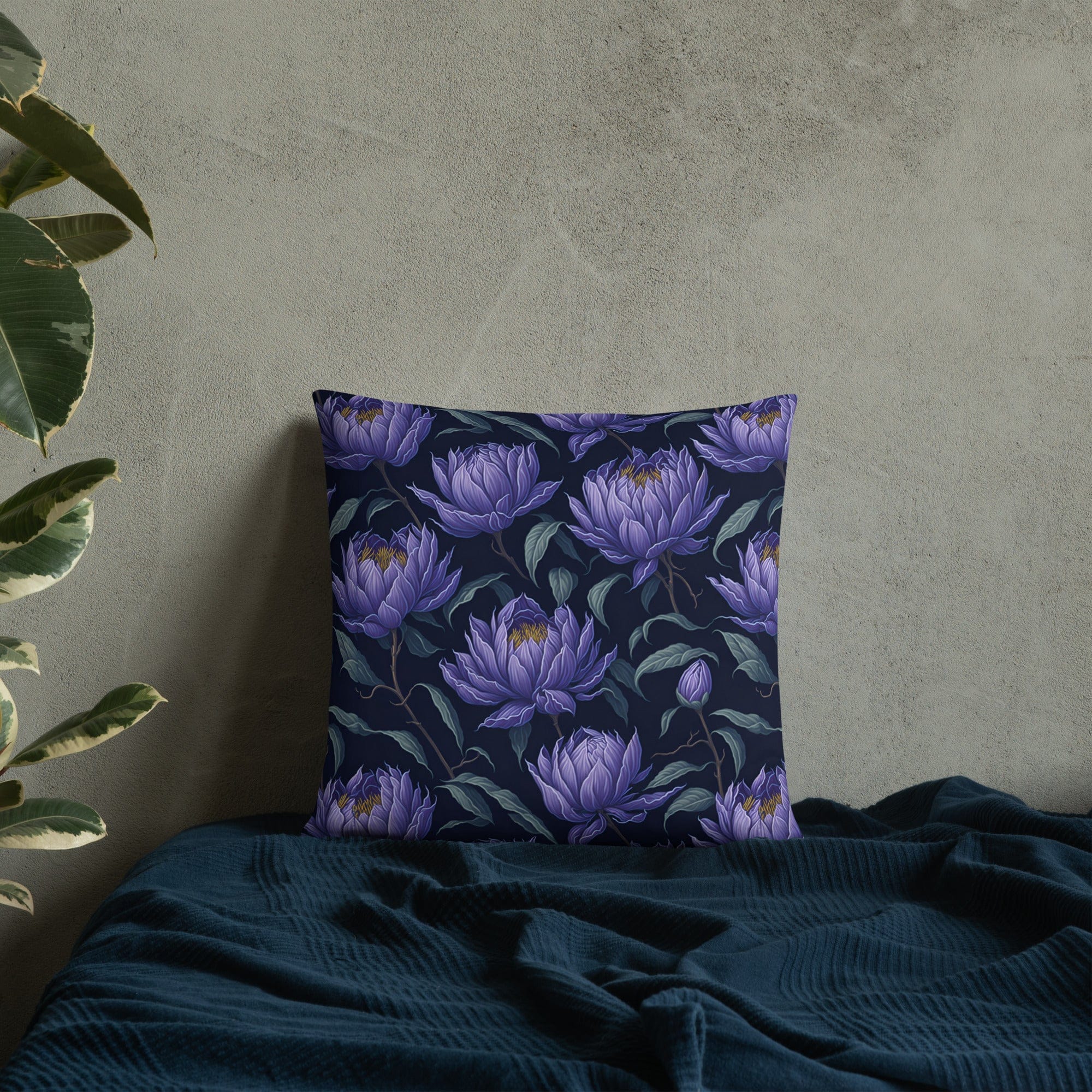 Magnolia Flower Pillow