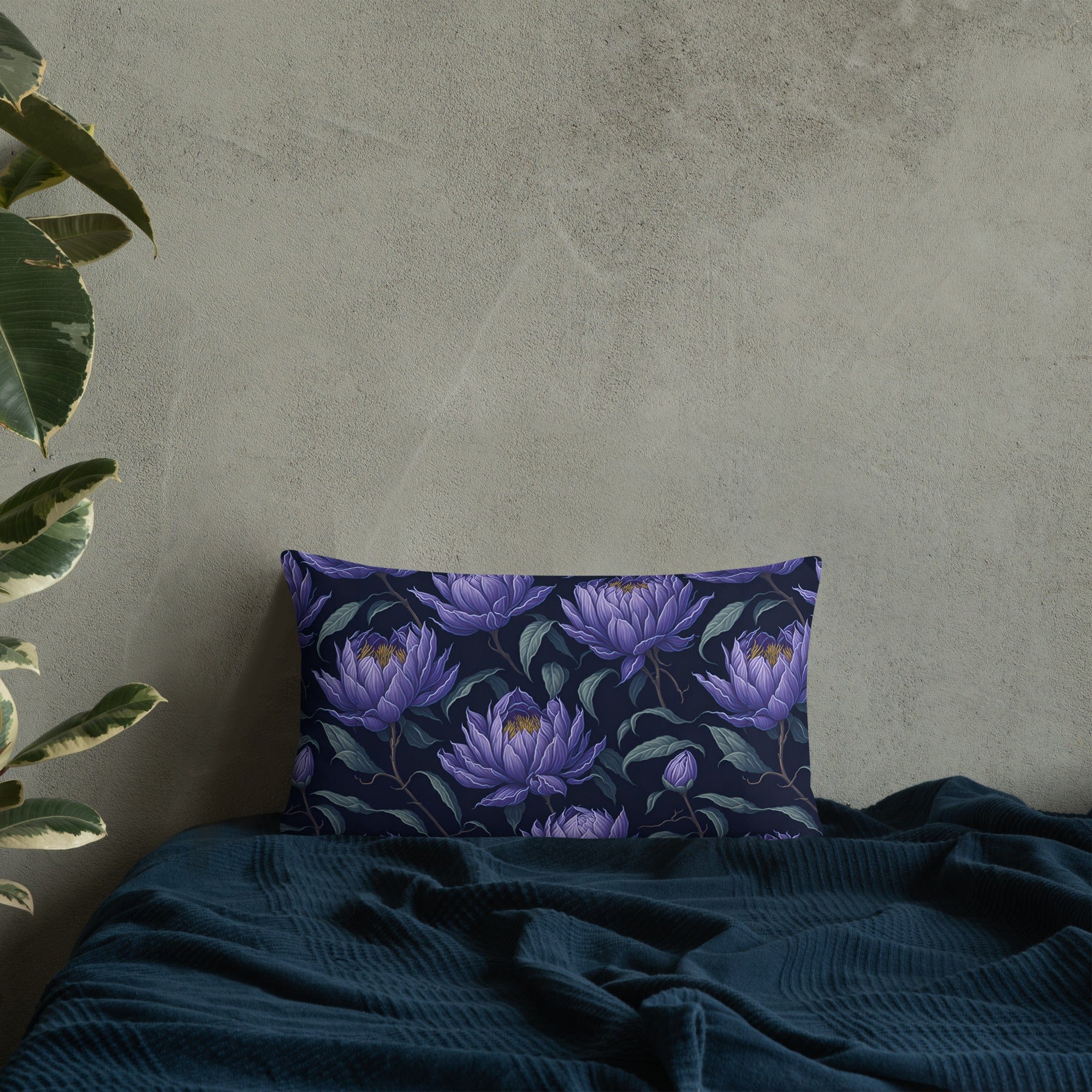 Magnolia Flower Pillow