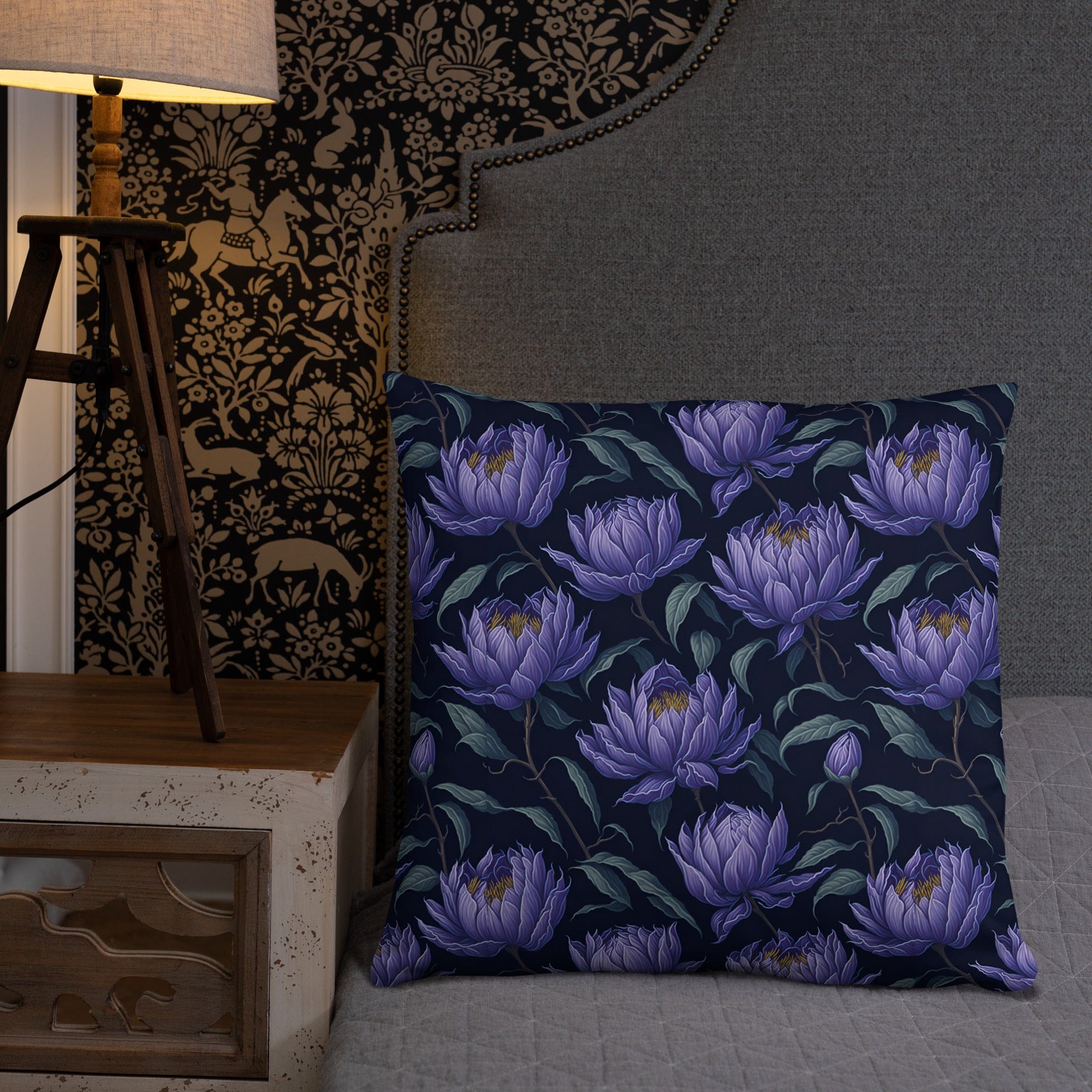 Magnolia Flower Pillow