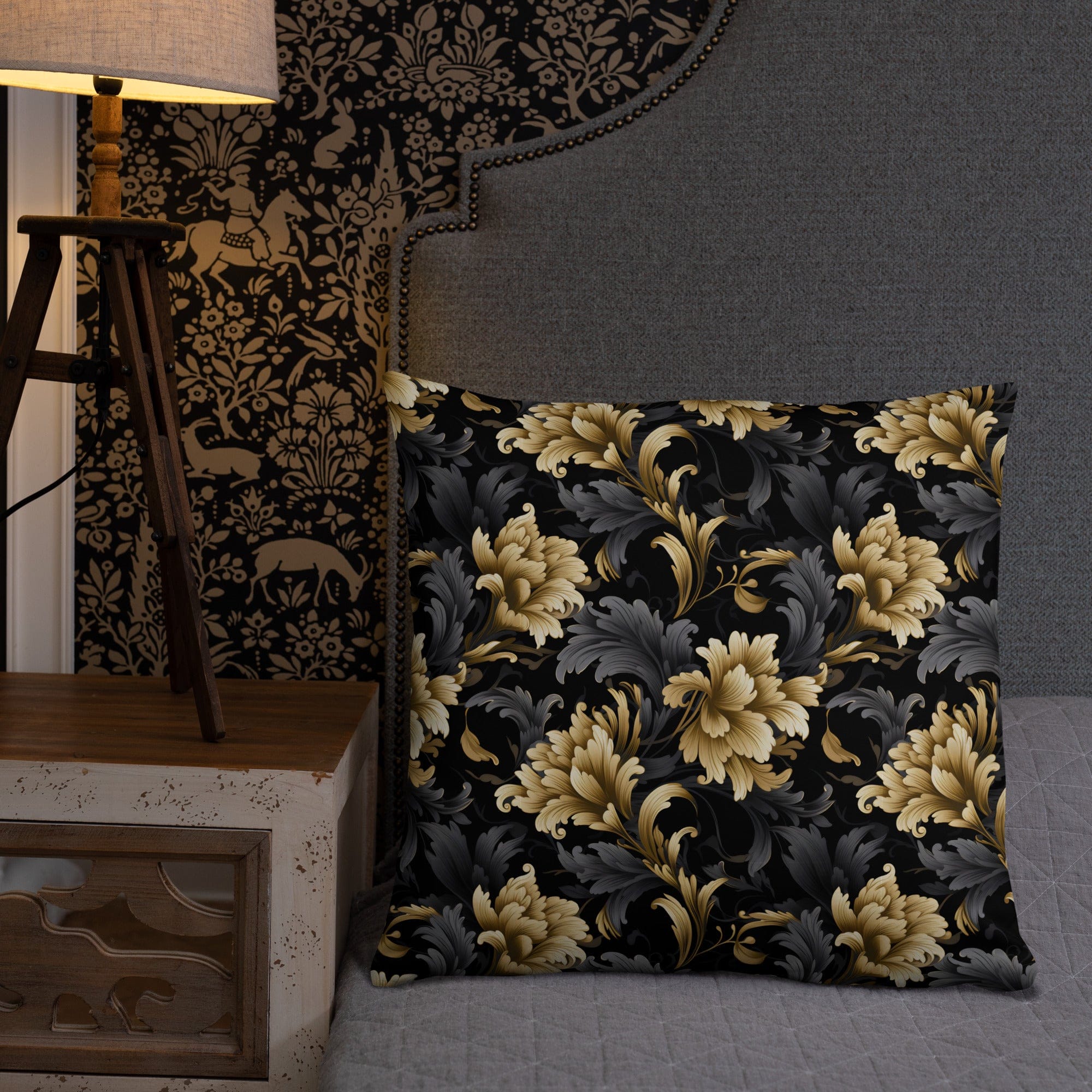 Black & Gold Pillow