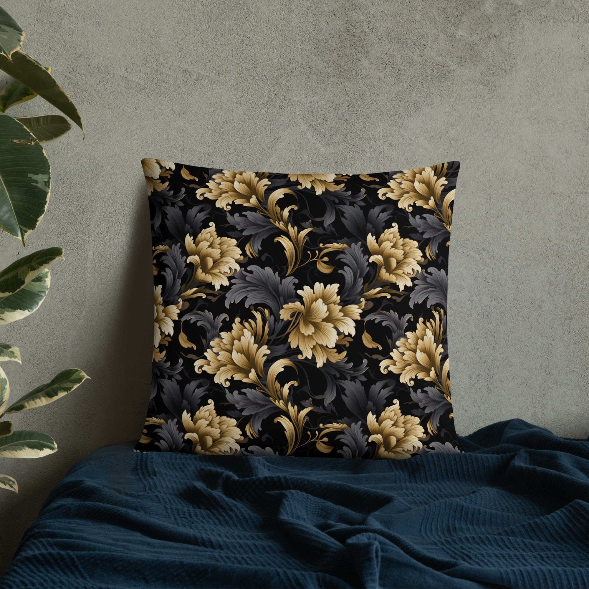 Black & Gold Pillow