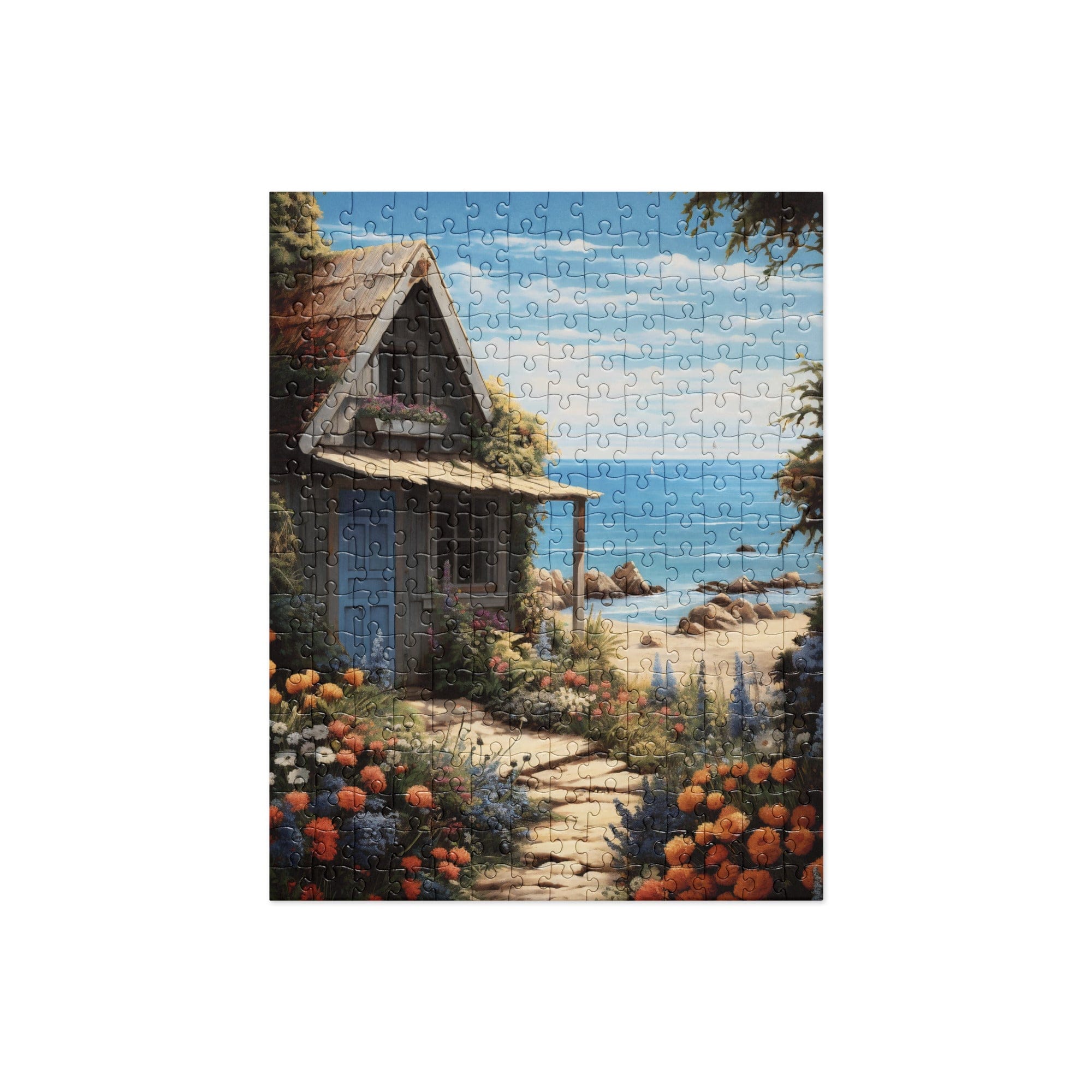 Cottage on the Beach - Jigsaw puzzle