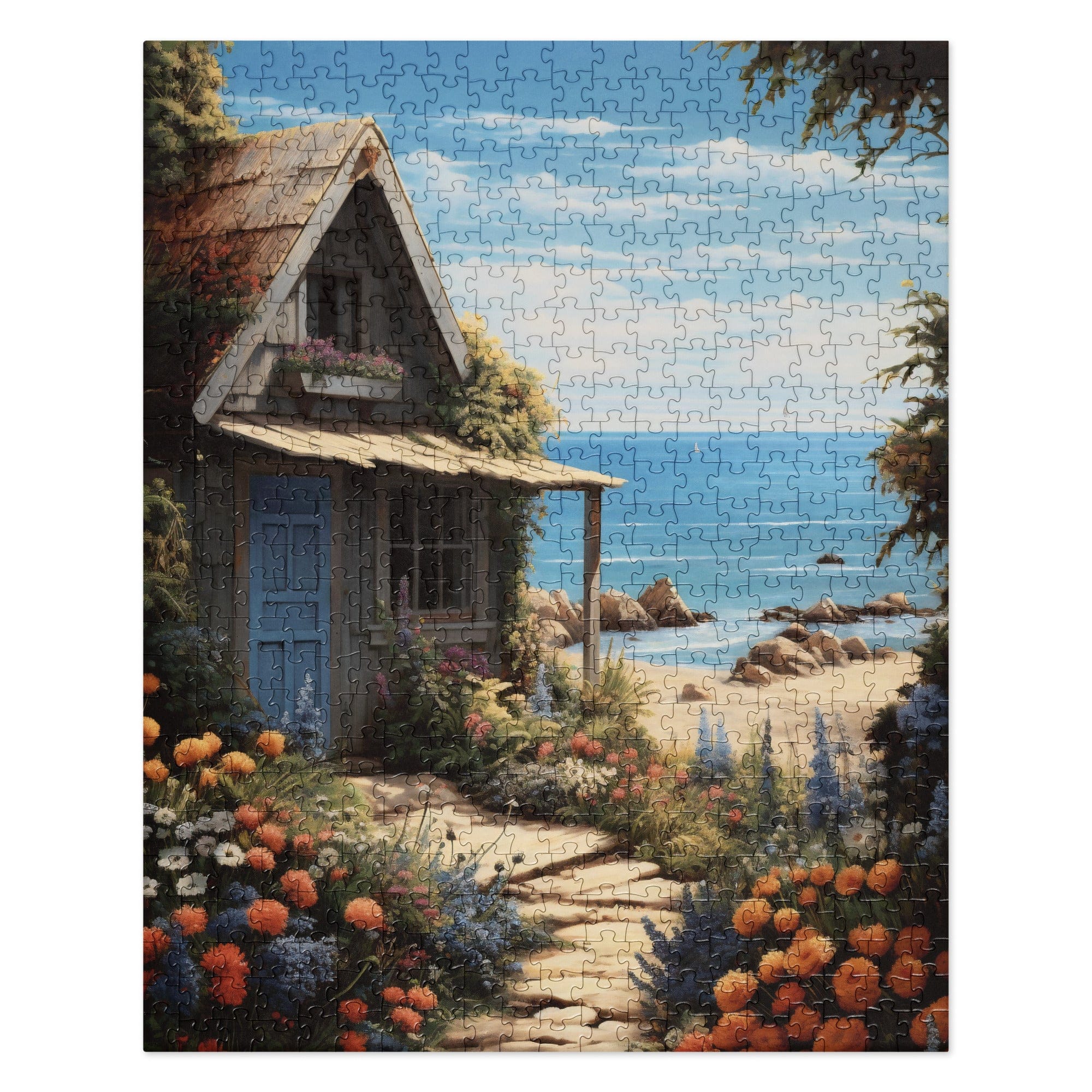 Cottage on the Beach - Jigsaw puzzle