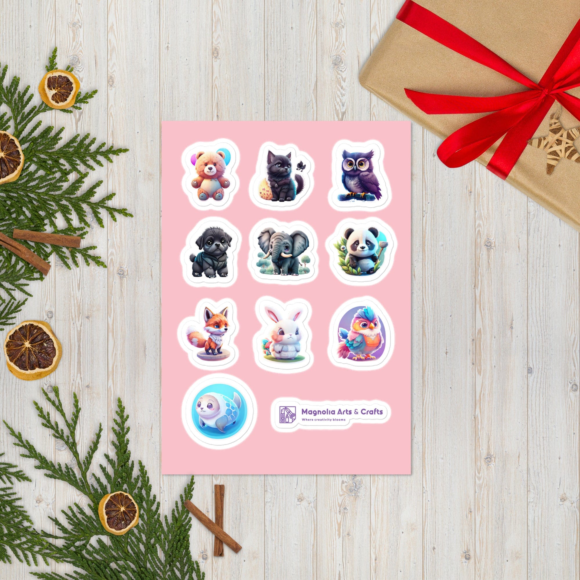 Cute Animals - Sticker Sheet