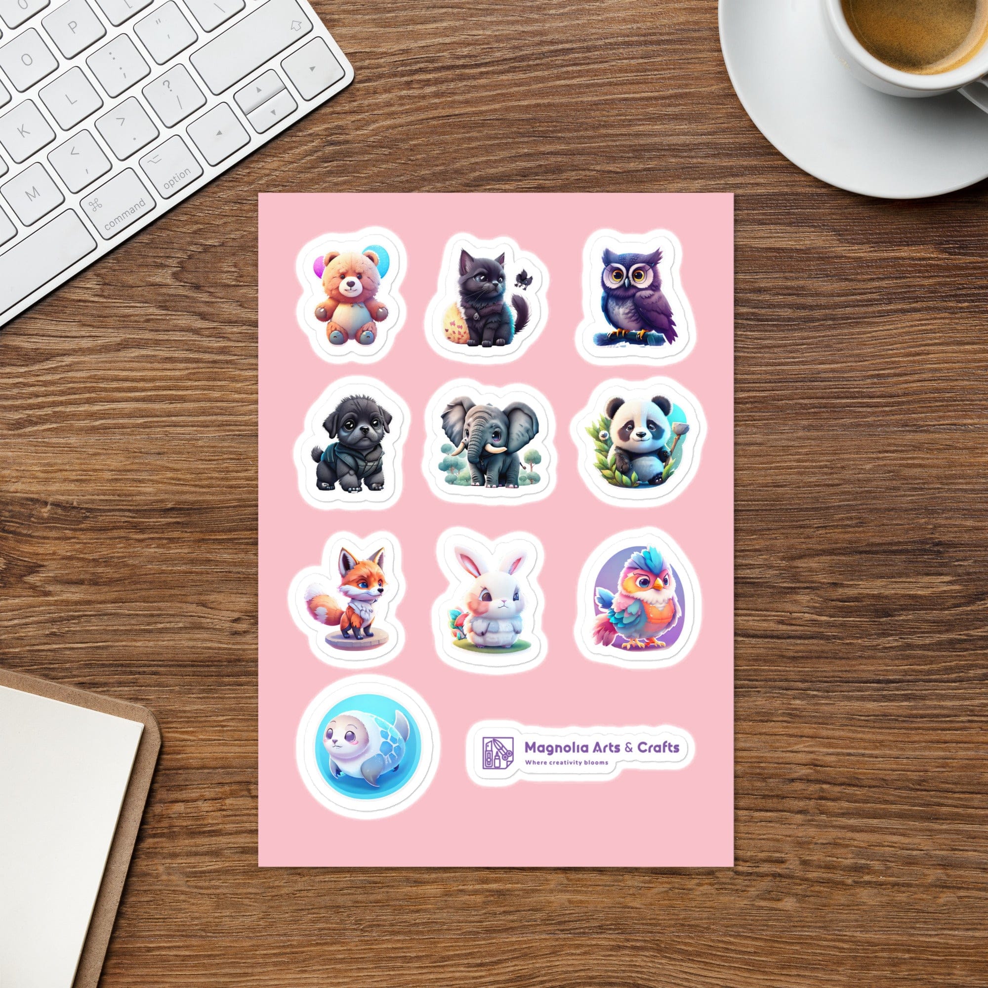 Cute Animals - Sticker Sheet
