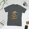 Mushroom Guy Playing Guitar - Short-Sleeve Unisex T-Shirt