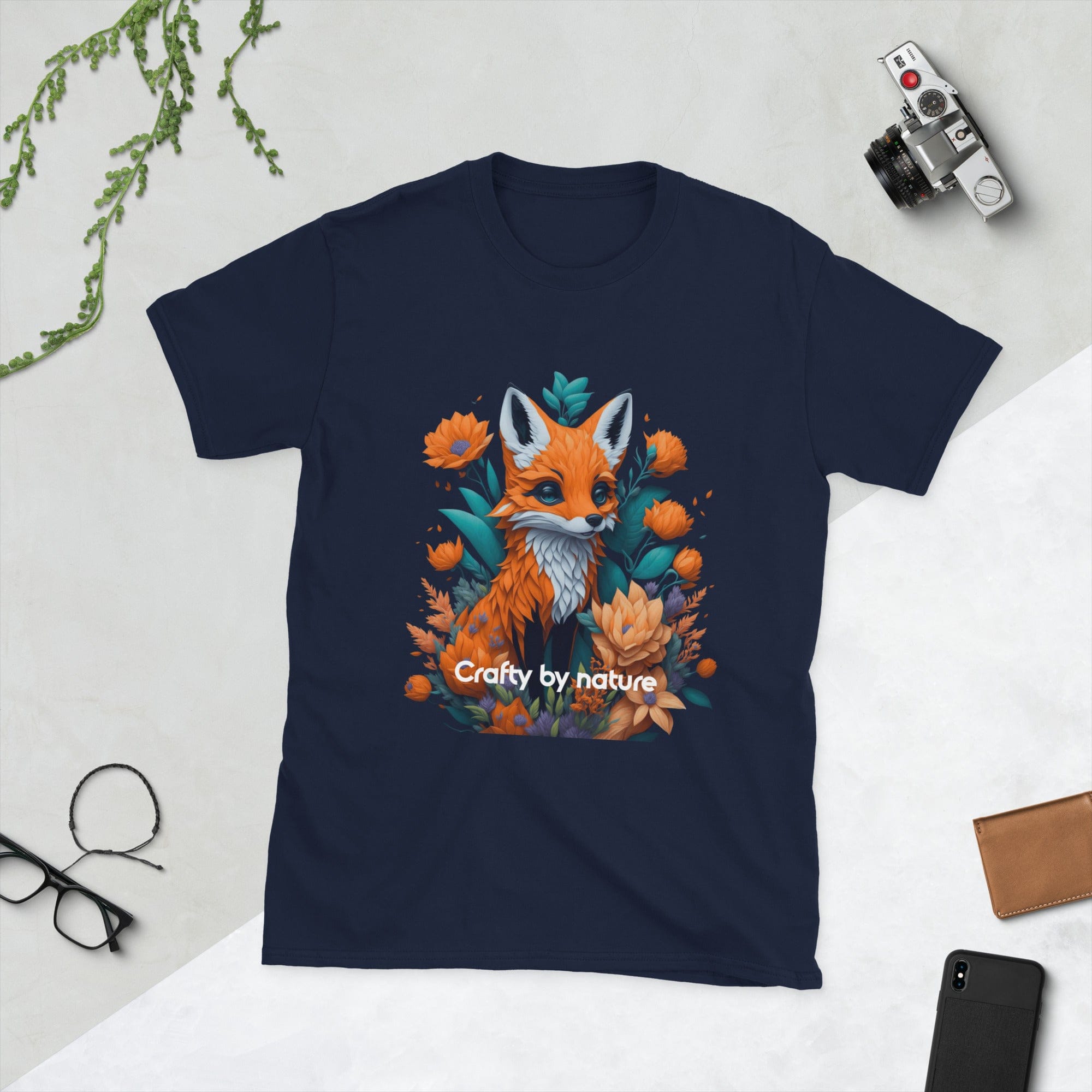 Flora Fox - Crafty by Nature - Short-Sleeve Unisex T-Shirt