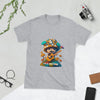 Mushroom Guy Playing Guitar - Short-Sleeve Unisex T-Shirt